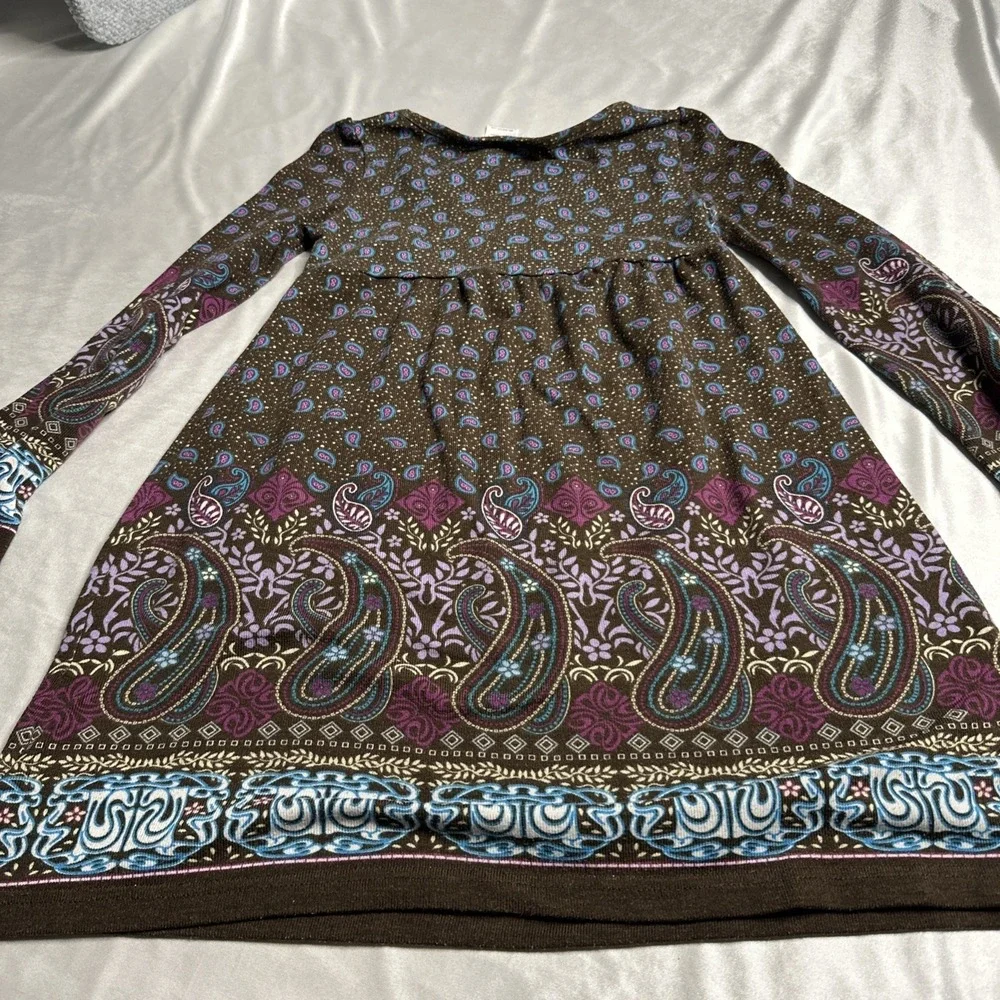 Disney Girls Dress Size 7/8 Wizards‎ of Waverly Place Paisley